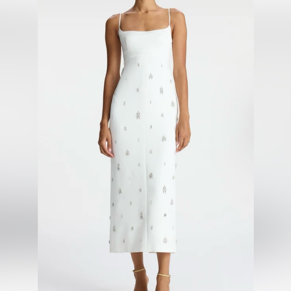 ALC Alana Embellished Midi Dress